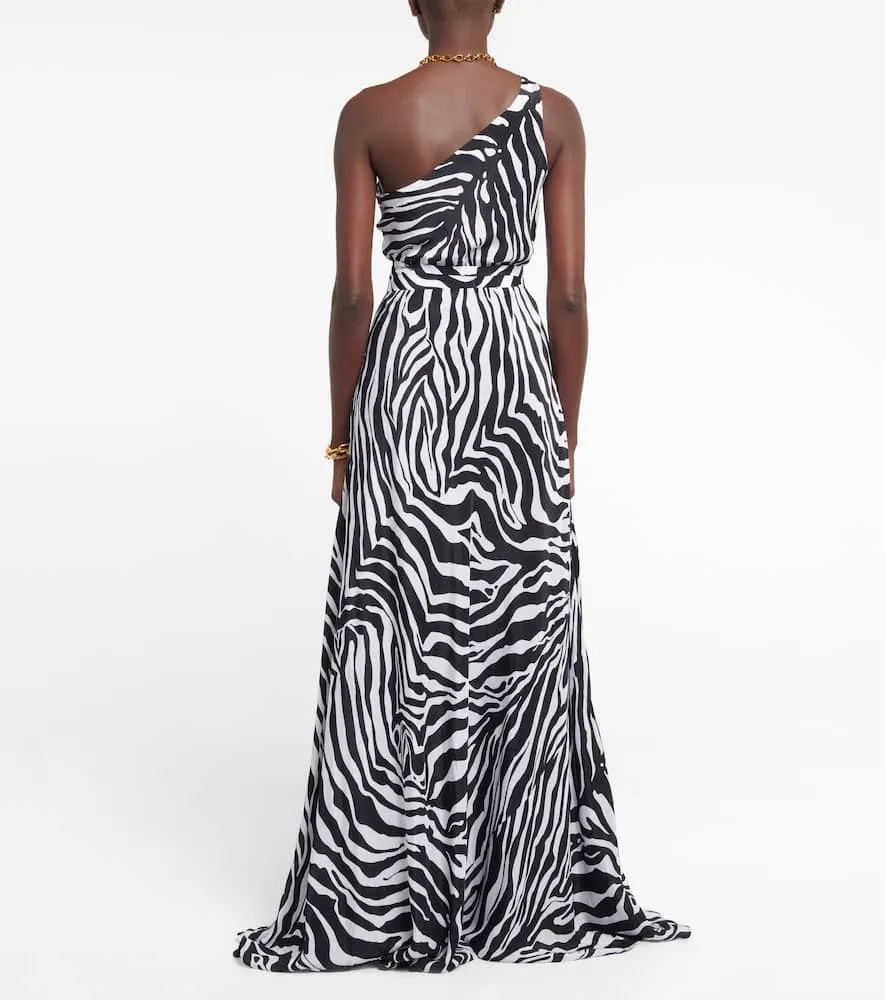 Alexandra Miro Odetta crêpe de chine dress