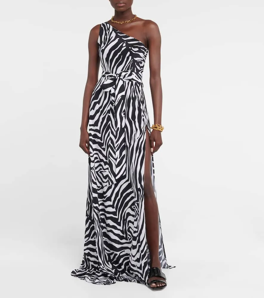 Alexandra Miro Odetta crêpe de chine dress