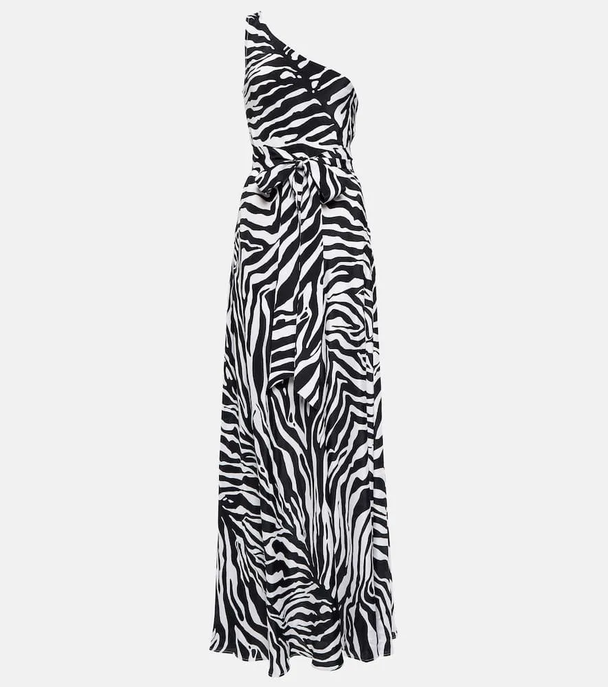 Alexandra Miro Odetta crêpe de chine dress