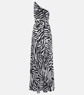 Alexandra Miro Odetta crêpe de chine dress
