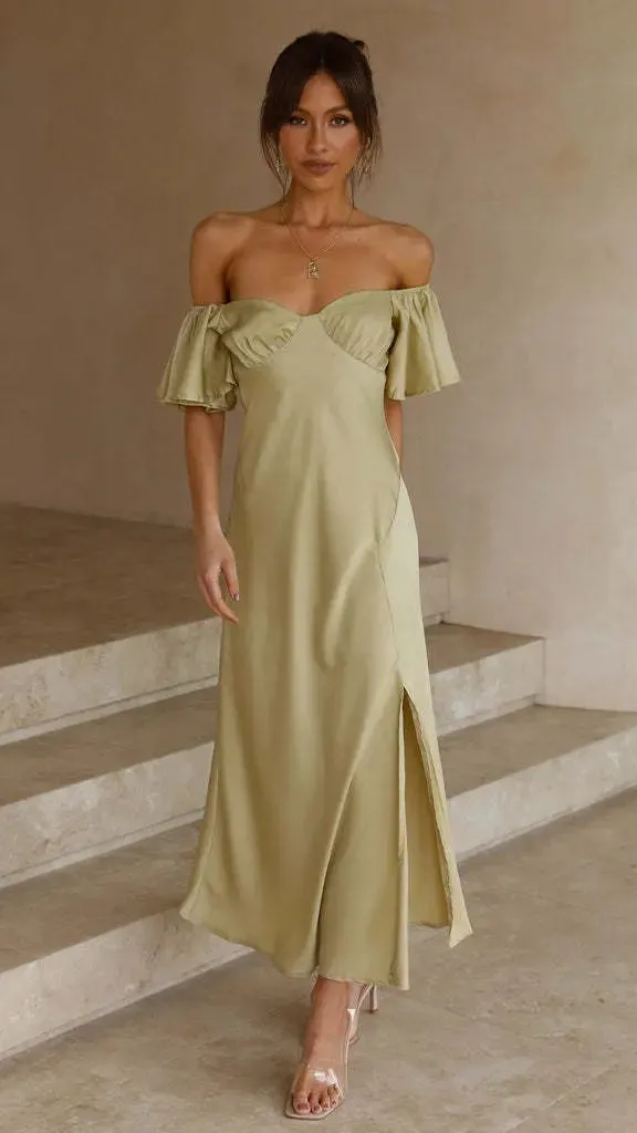 Butterfly sleeve dress