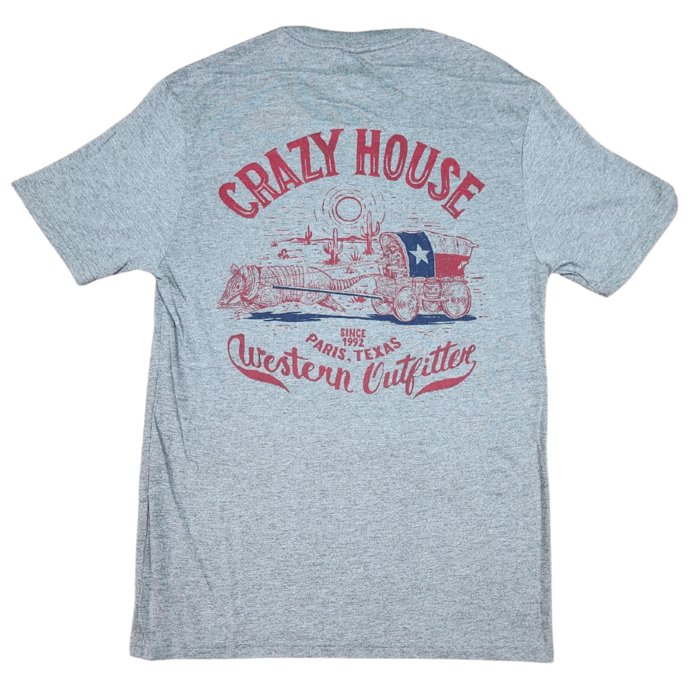 Crazy House Armadillo Wagon Race T-Shirt DM130-GR.FRST-31874