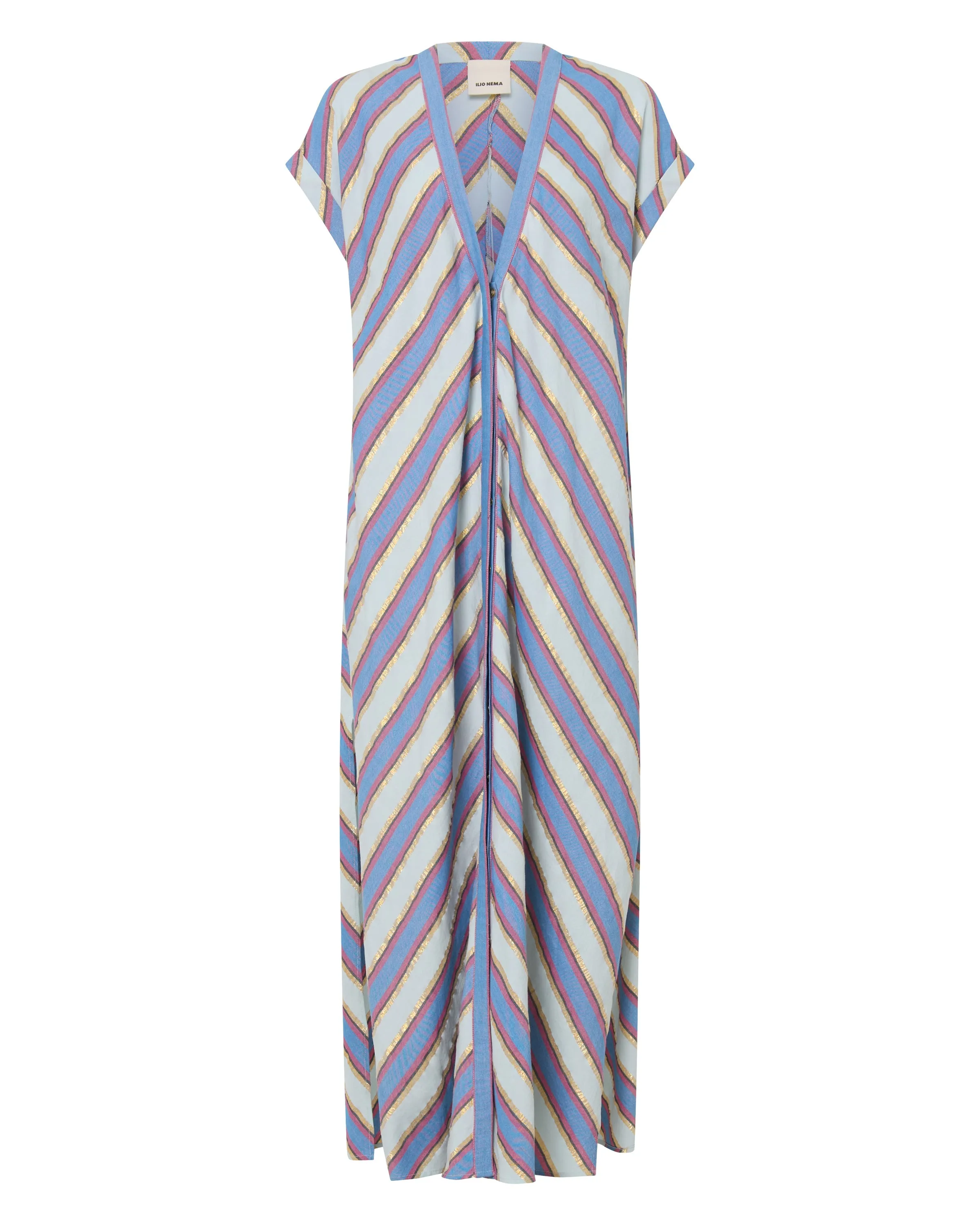 Cythera Mykonos Stripe Caftan