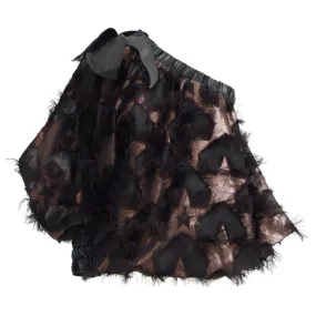 Designer Off-Shoulder Blouse With Stars