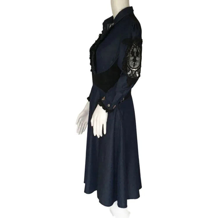 Desigual Lace Details Back & Sleeve Vest Nina Dress