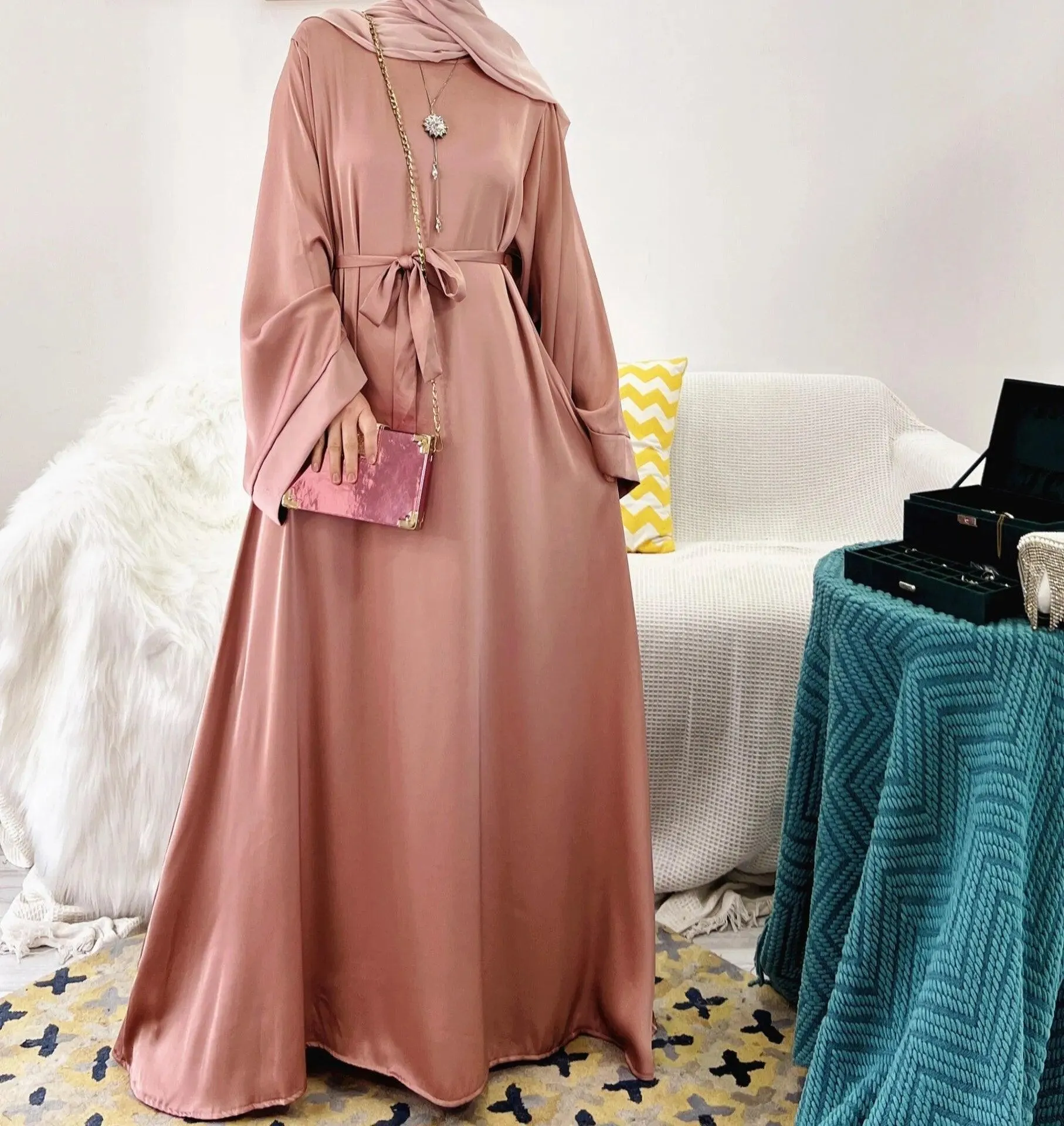 Elegant Abaya Dress - Black