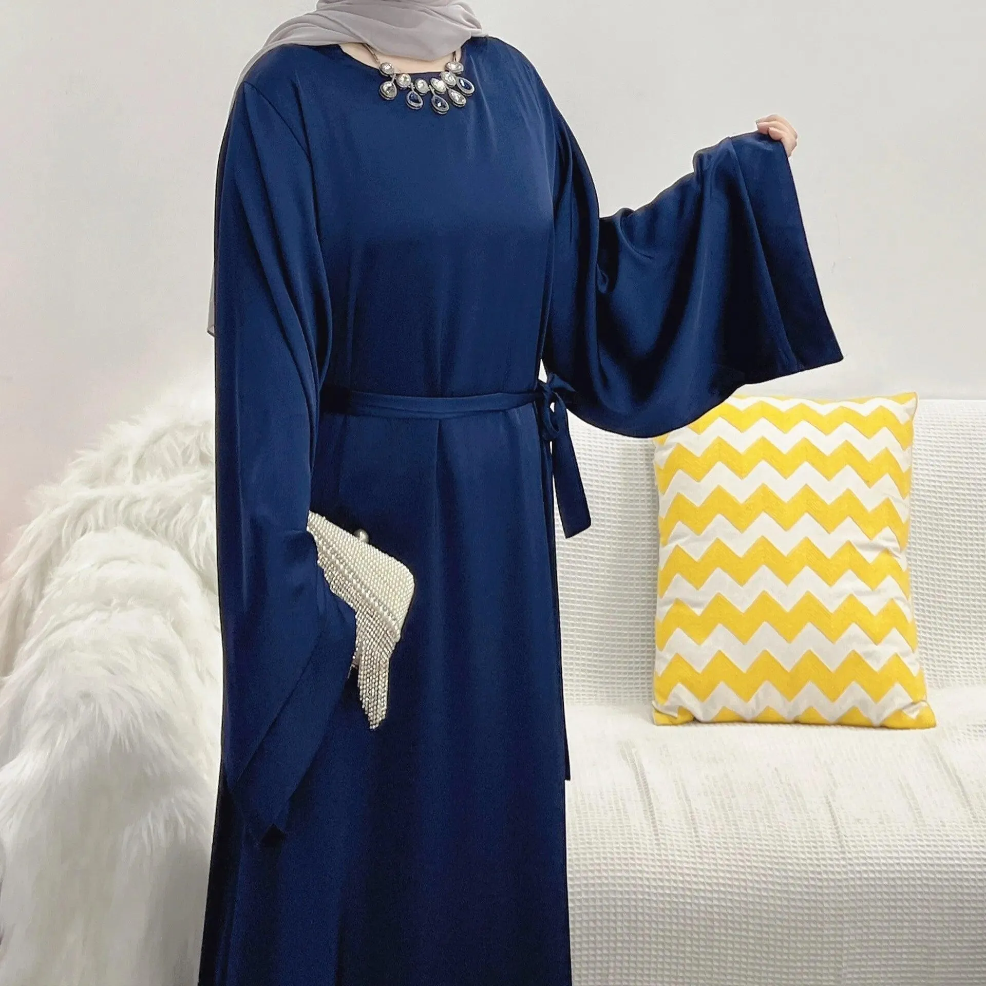 Elegant Abaya Dress - Black