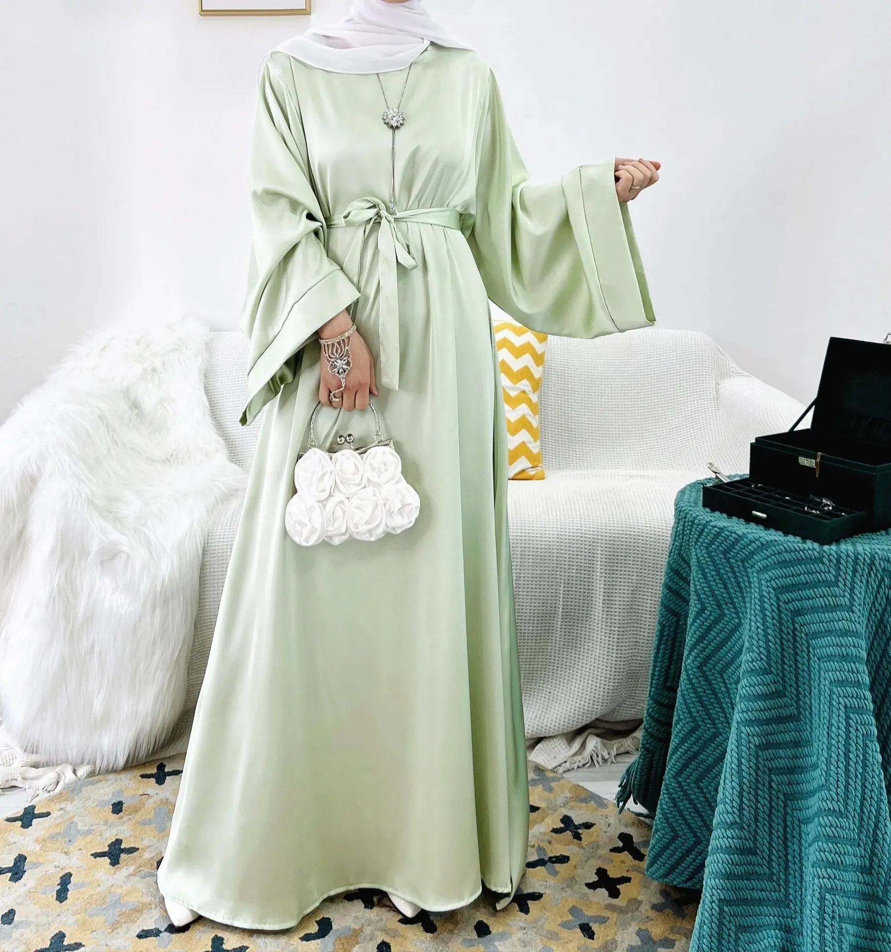 Elegant Abaya Dress - Black