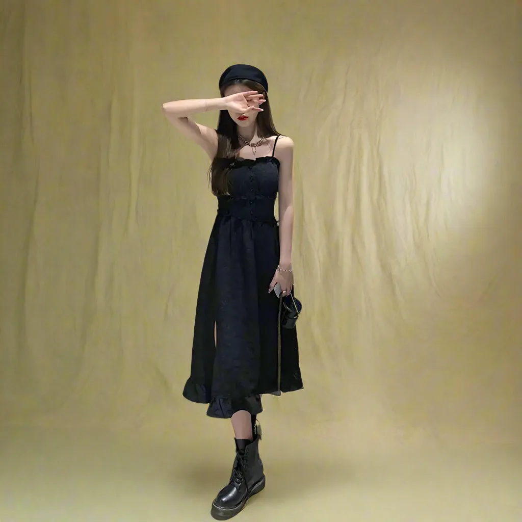 Fairycore Button-Up Sundress