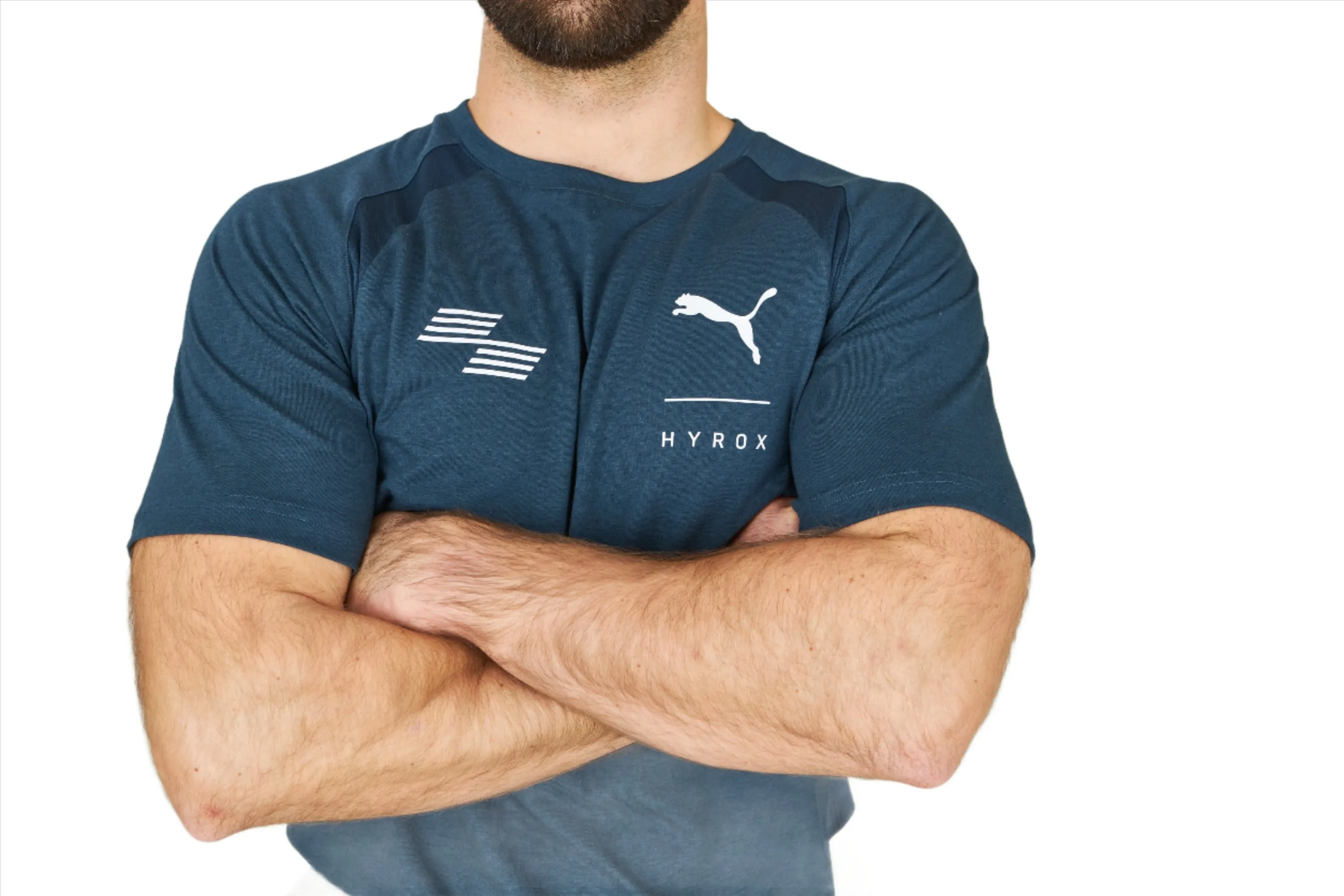 HYROX|PUMA Fit Triblend Tee - Blue