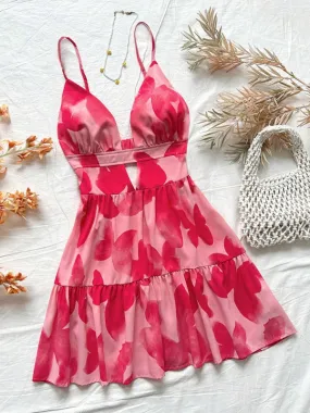 Leopard Print Sundress with Adjustable Straps