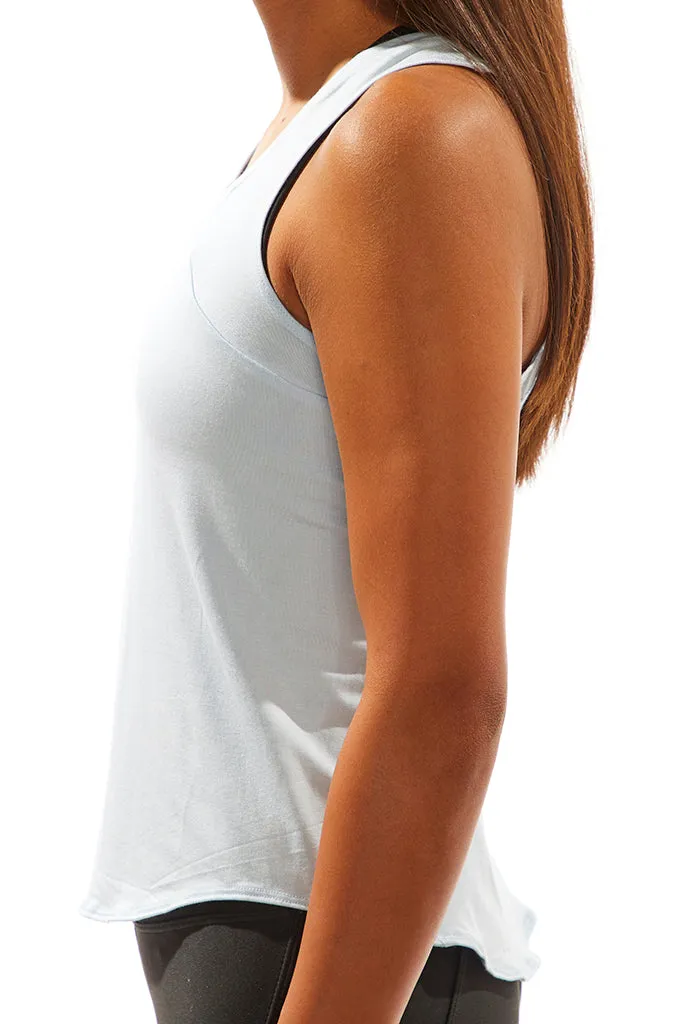 Light Blue Hourglass Tank