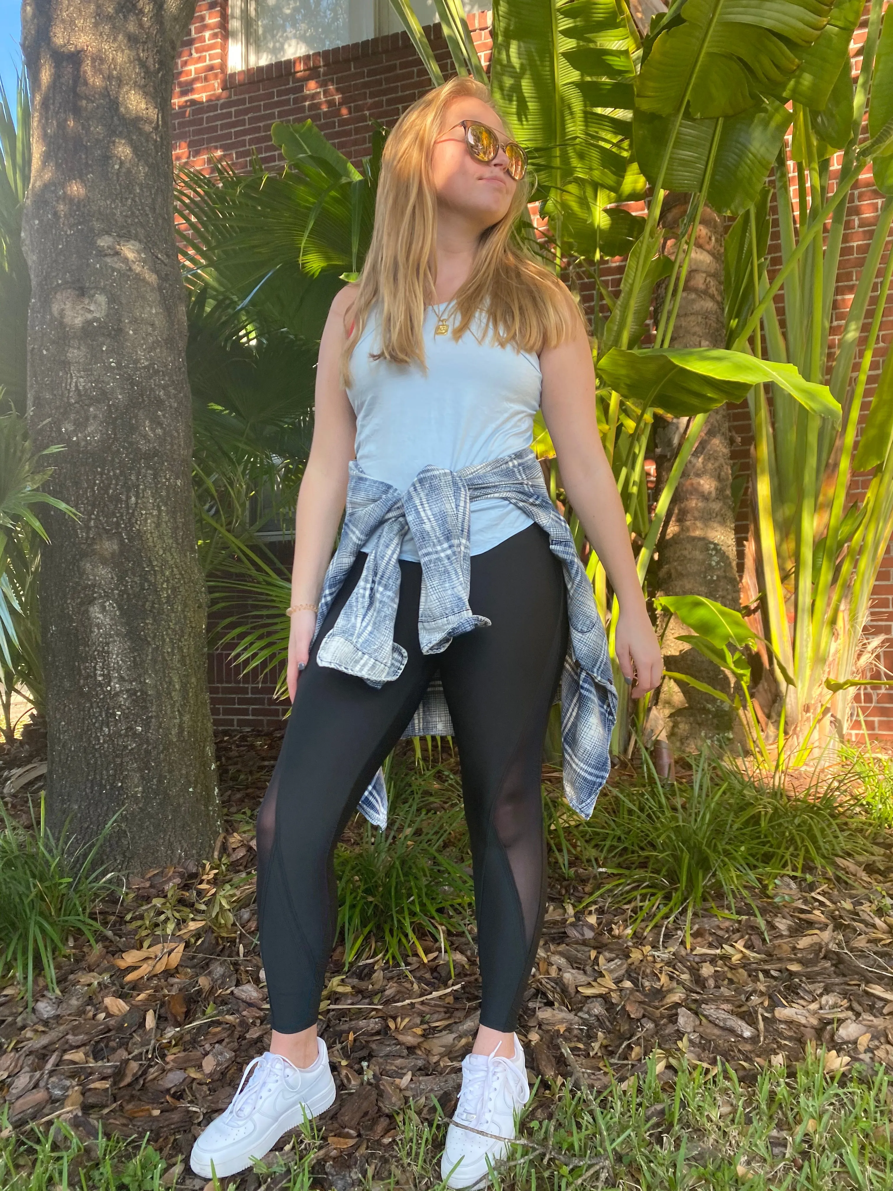 Light Blue Hourglass Tank