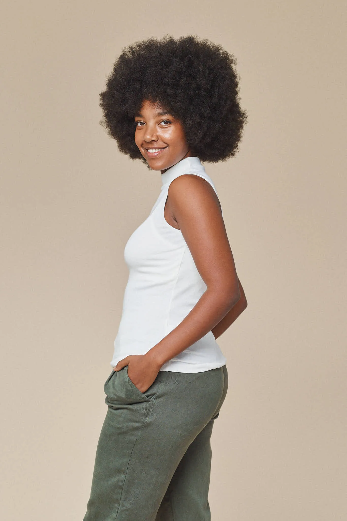 Mariposa Mock Neck Tank