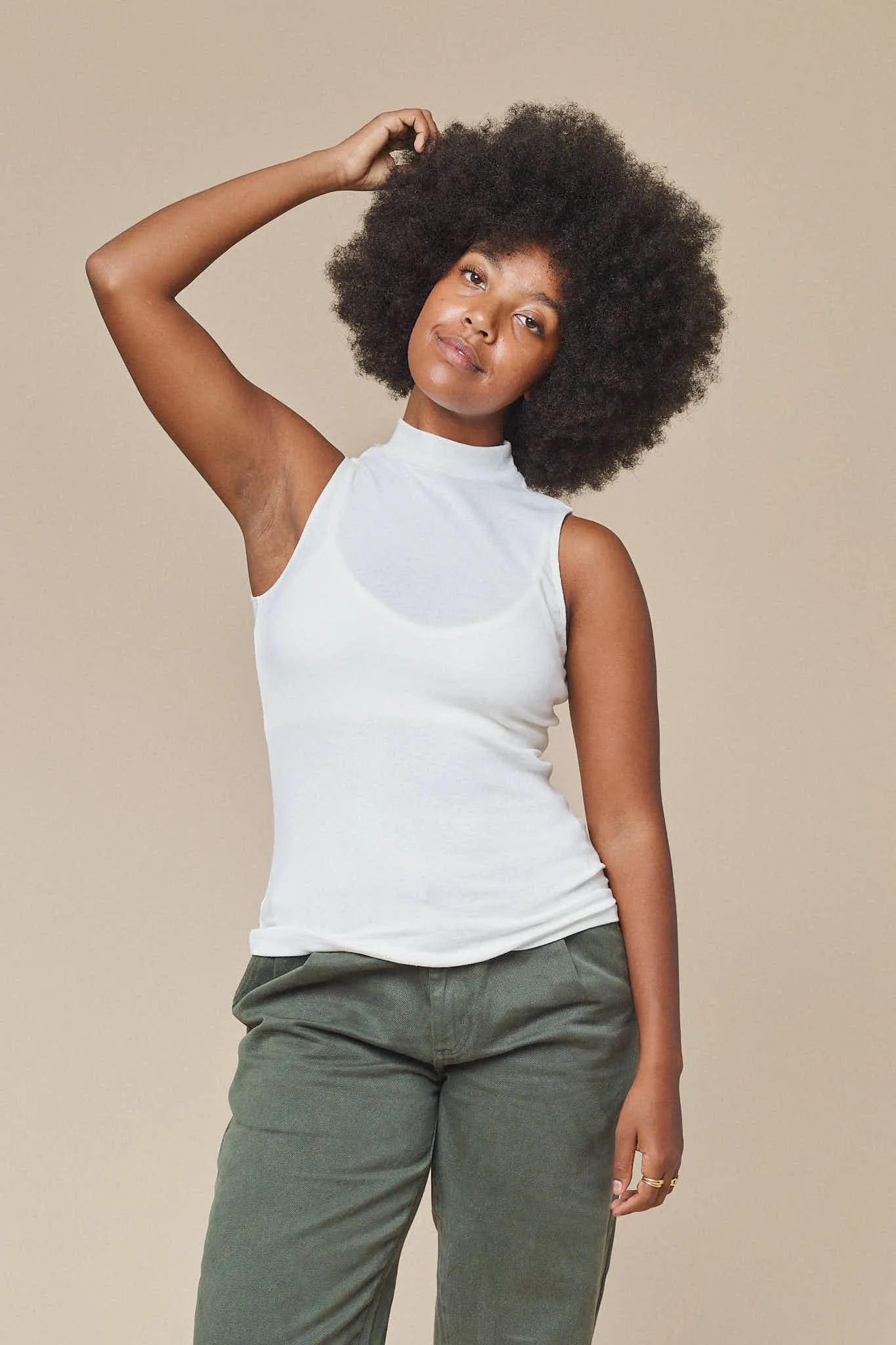 Mariposa Mock Neck Tank