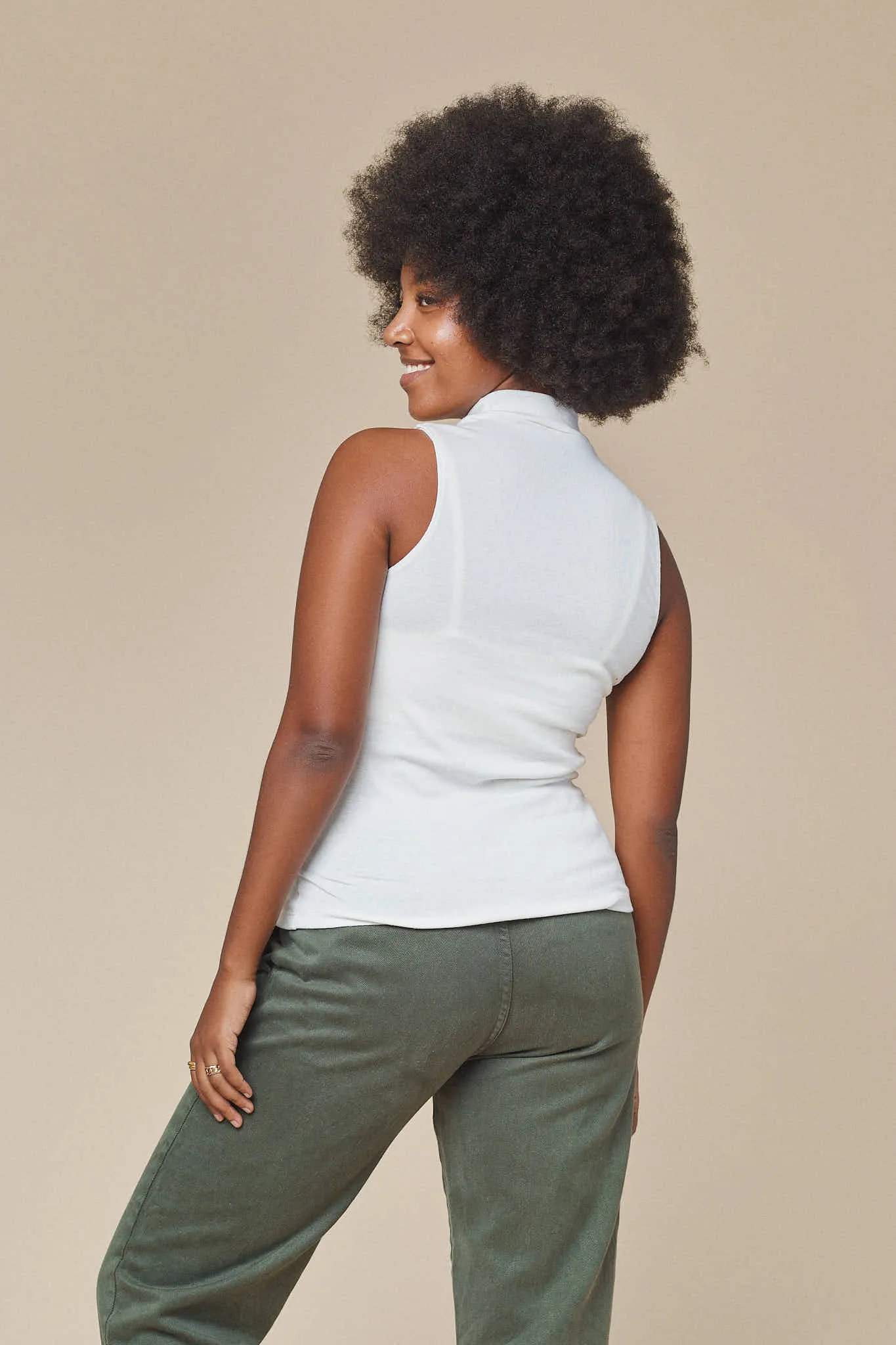 Mariposa Mock Neck Tank