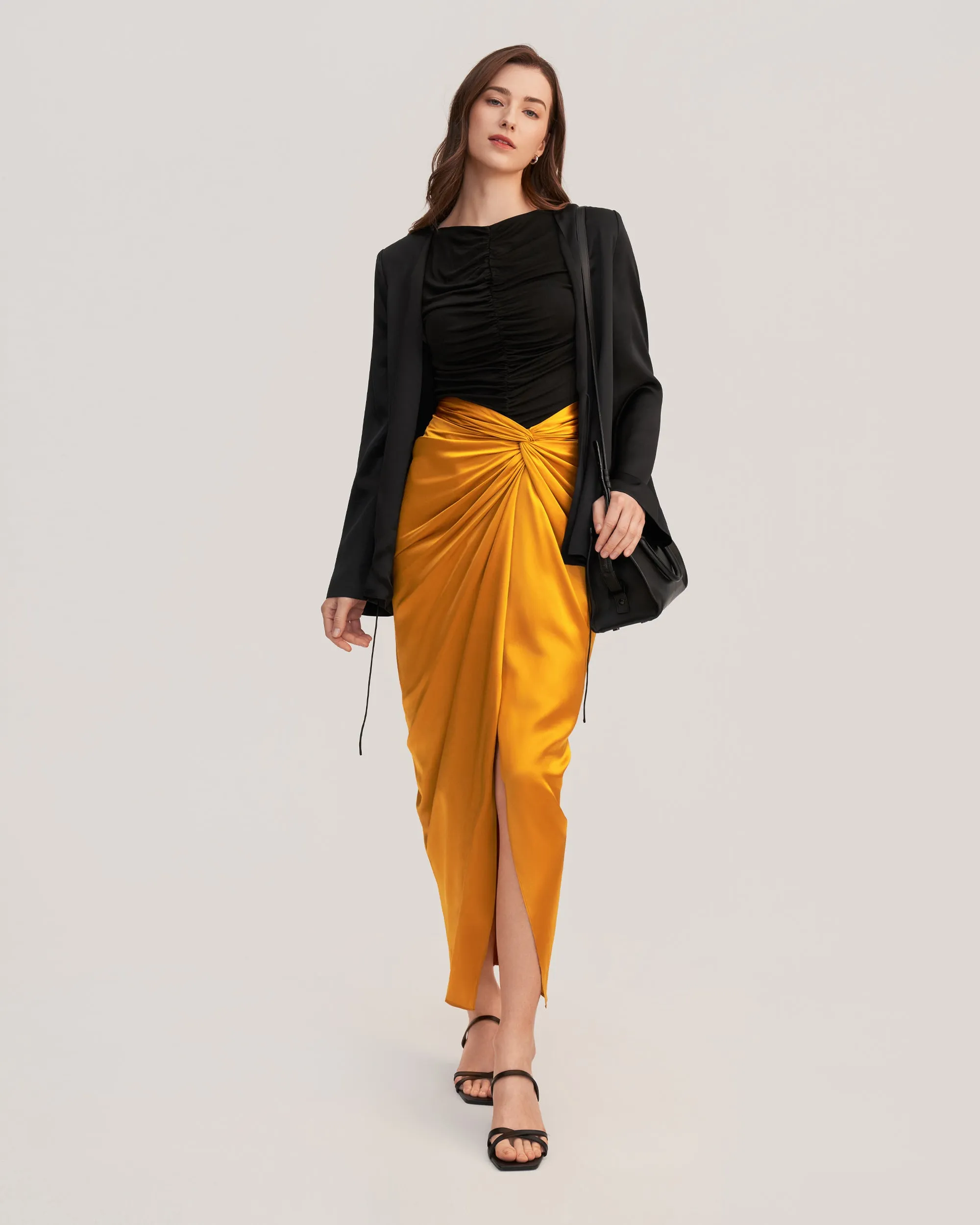 Melia Ruched Knit Tank Top