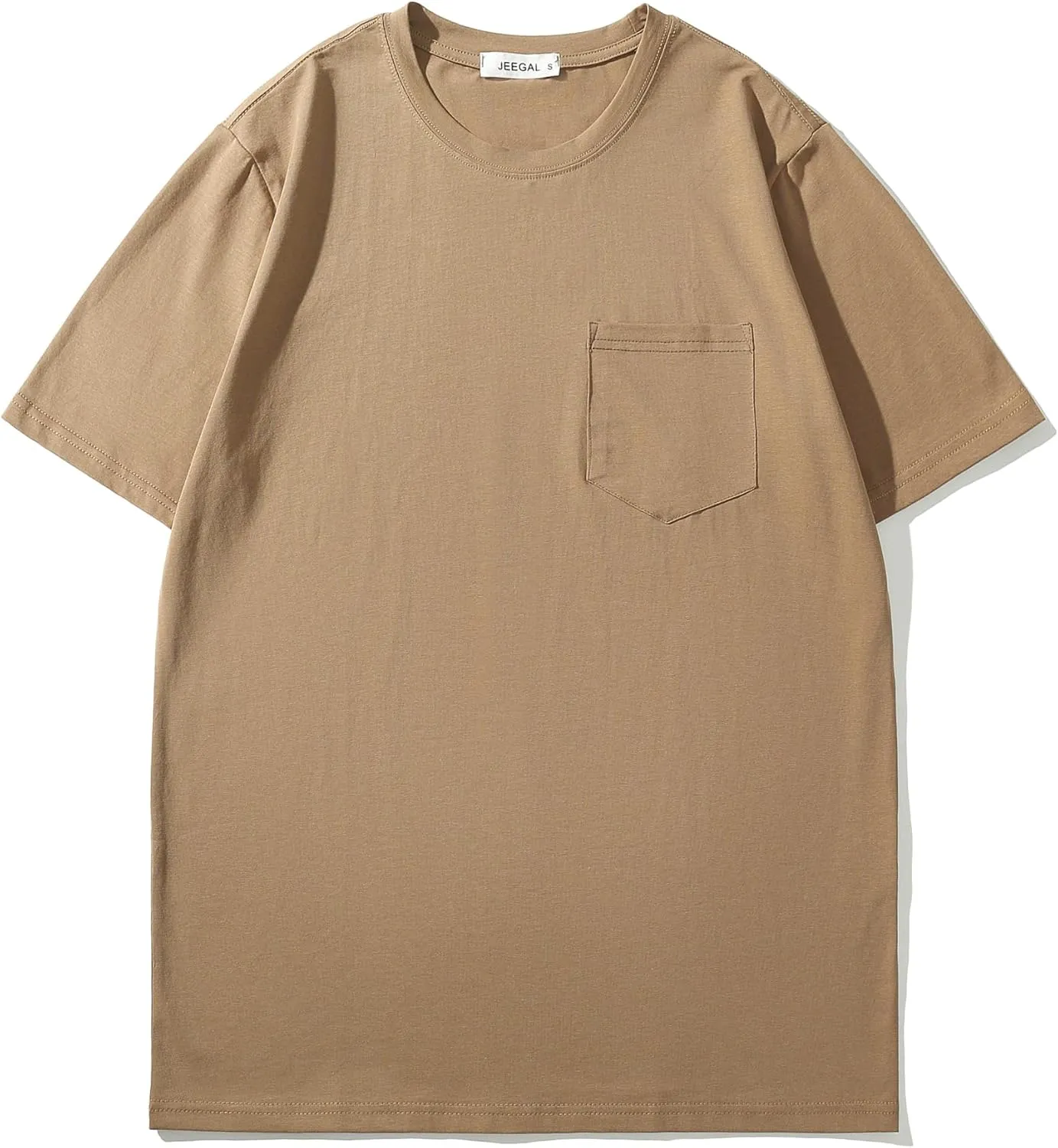 Men's Ultra Soft Premium Cotton Pocket T-Shirt Classic Fit Lightweight Cooling Short Sleeve Casual Tee Shirt
