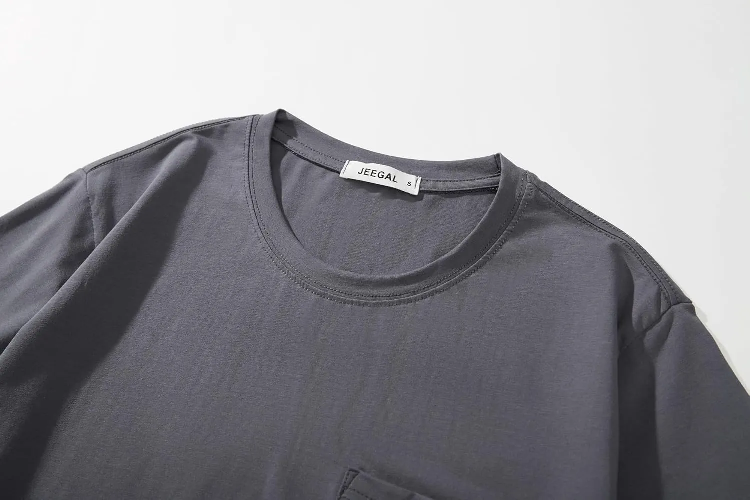 Men's Ultra Soft Premium Cotton Pocket T-Shirt Classic Fit Lightweight Cooling Short Sleeve Casual Tee Shirt