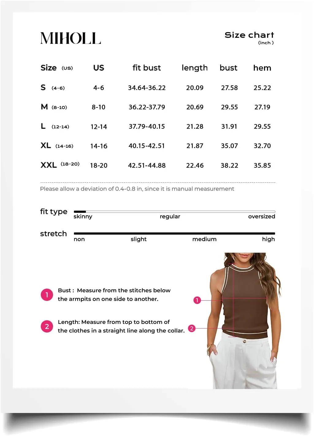 MIHOLL Women Summer Racerback Tank Tops Cute Sleeveless Halter Neck Tank Top Trendy Ribbed Cropped Tank Shirts