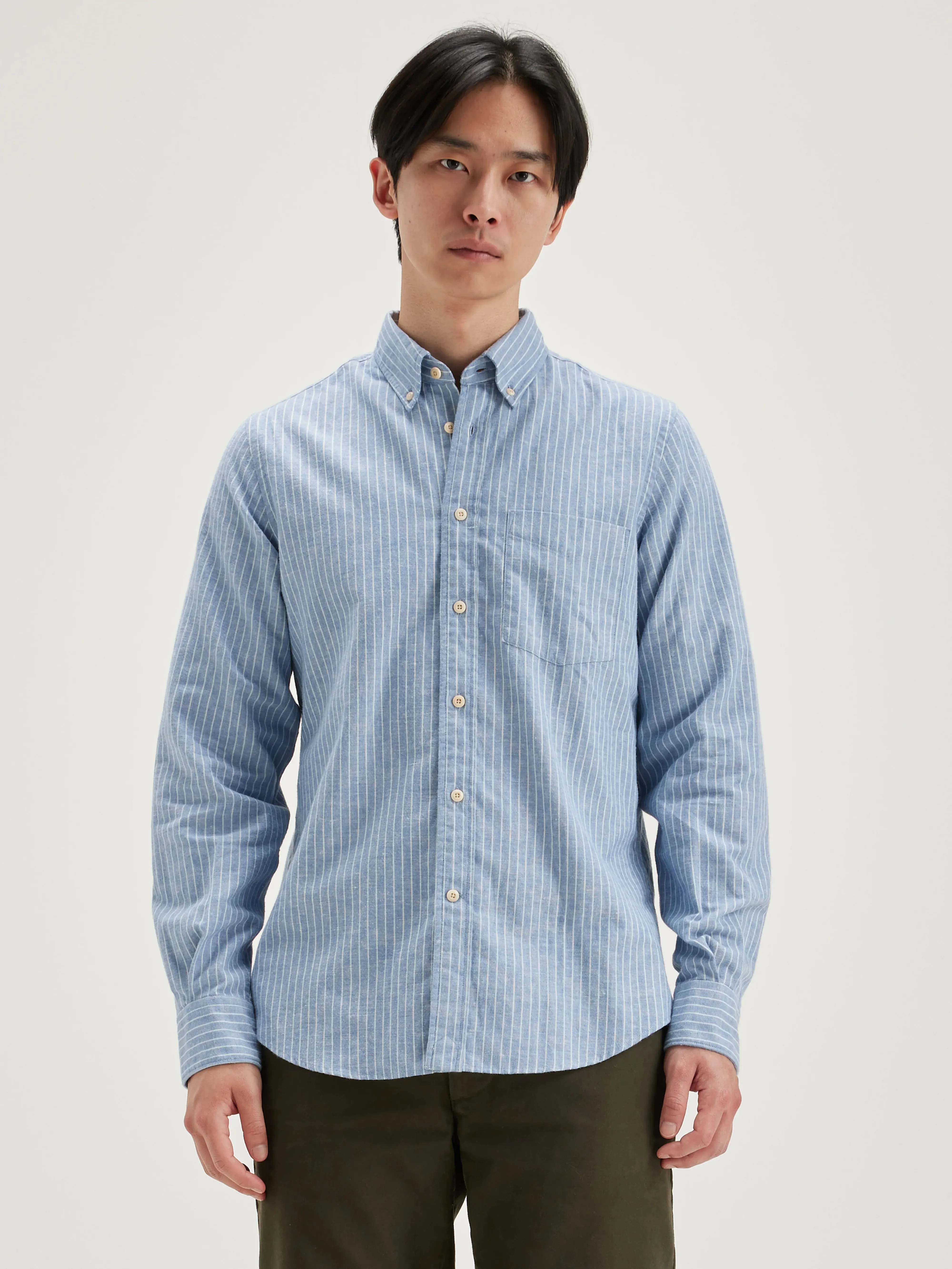 Mire slim shirt (242 / M / STRIPE E)
