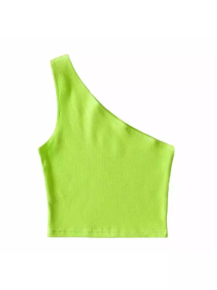 One Shoulder Tank Top | FINAL SALE