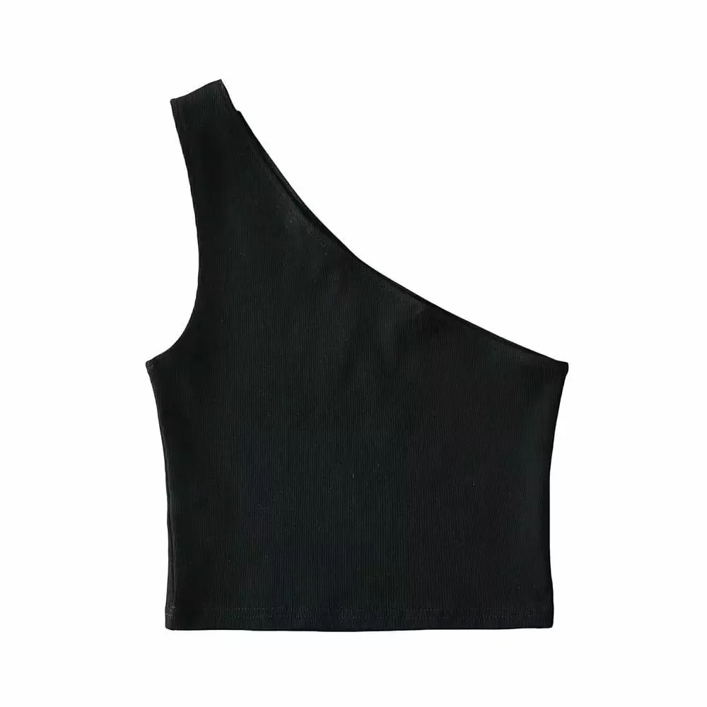 One Shoulder Tank Top | FINAL SALE