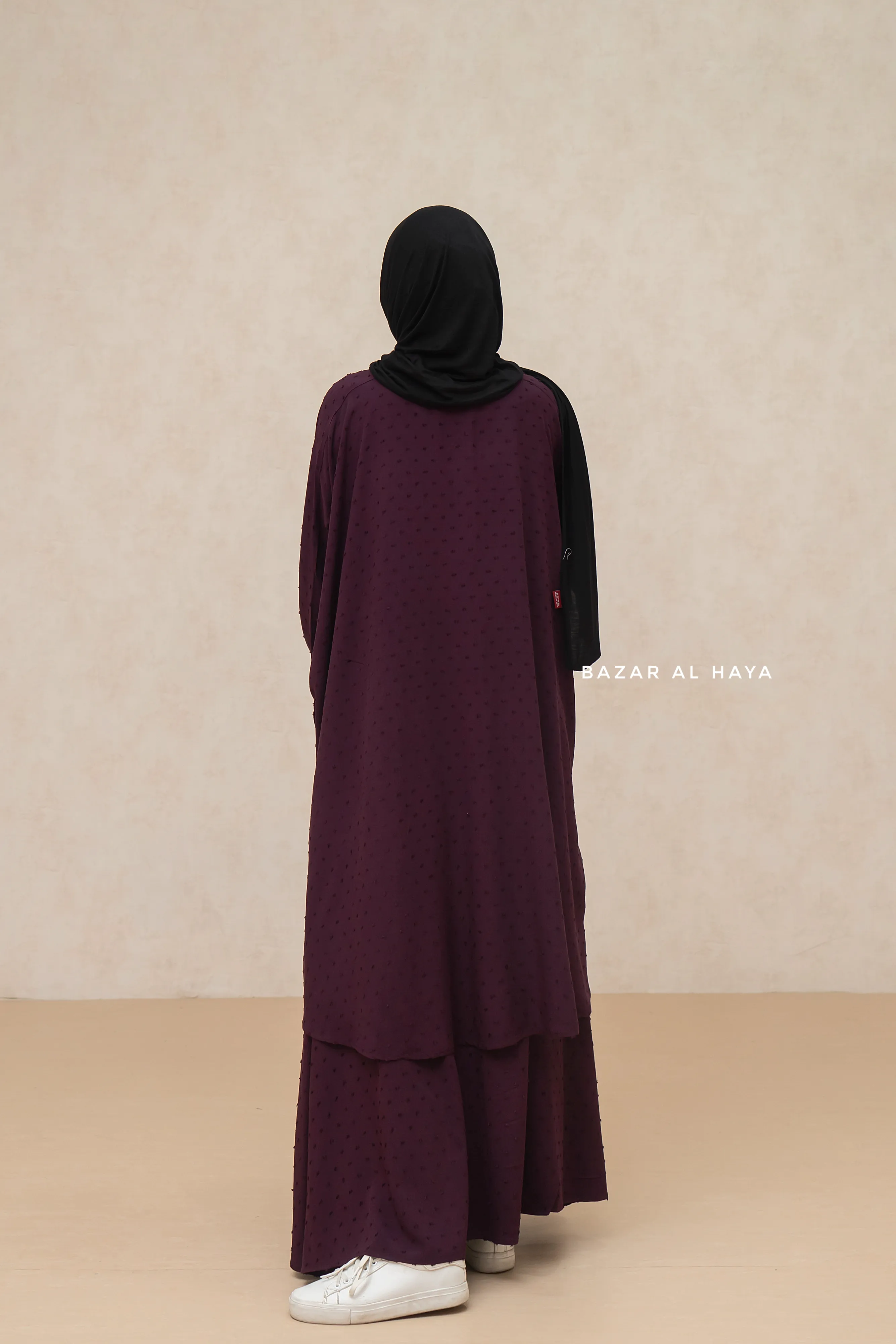 Purple Nilufar Two Piece Top & Skirt Set 100% Cotton Relaxed Fit With Pockets