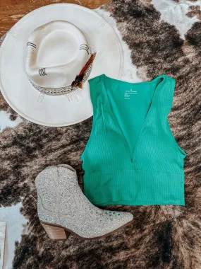Reese Crop Top - Green