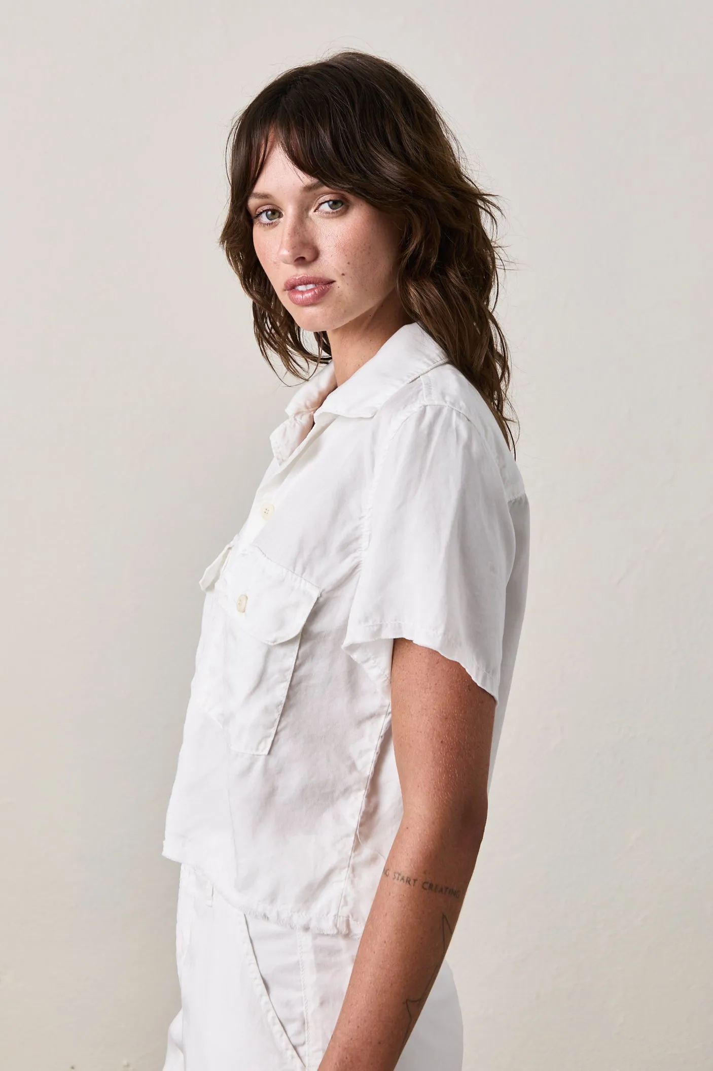 REESE SHIRT / SOFT WHITE
