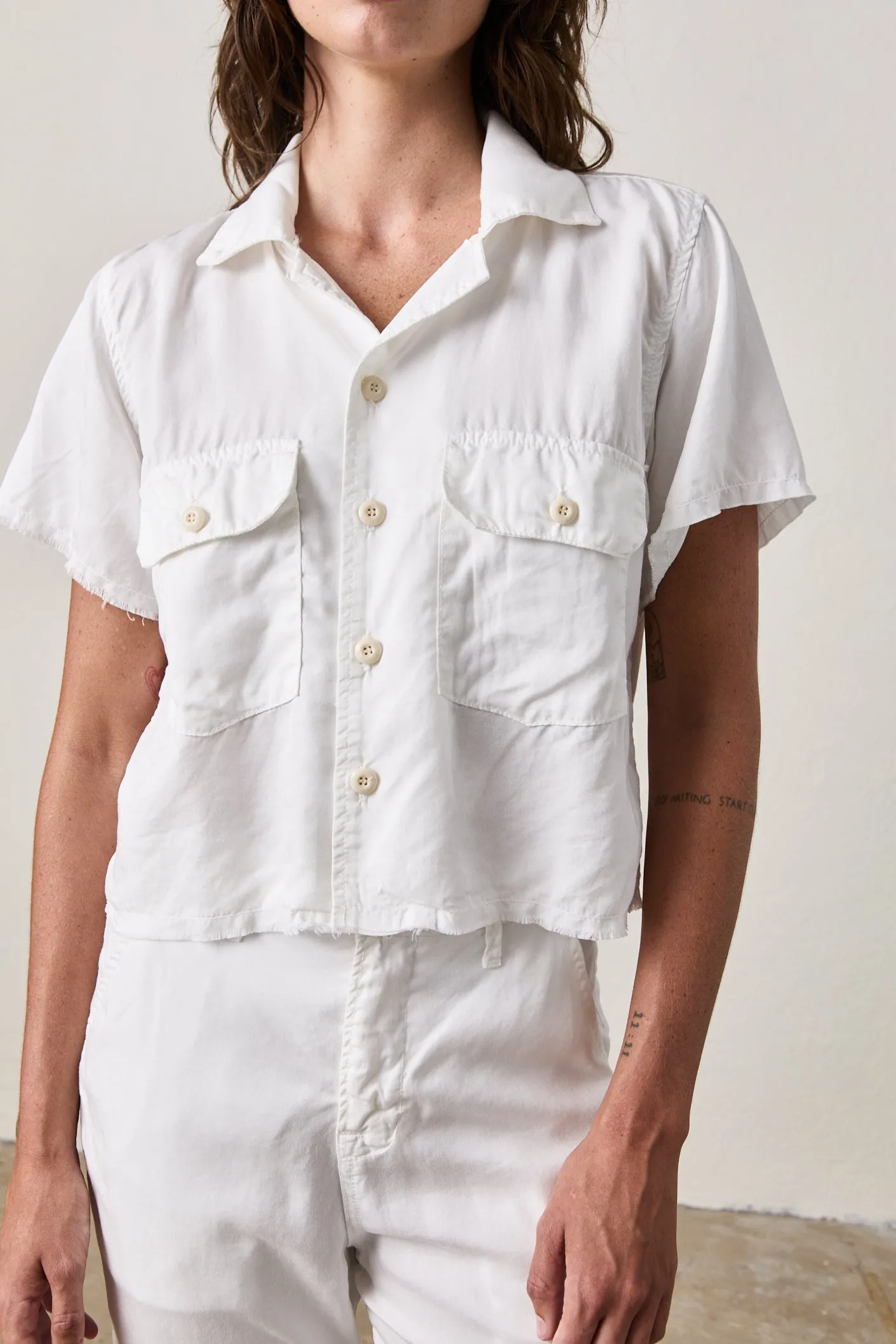 REESE SHIRT / SOFT WHITE