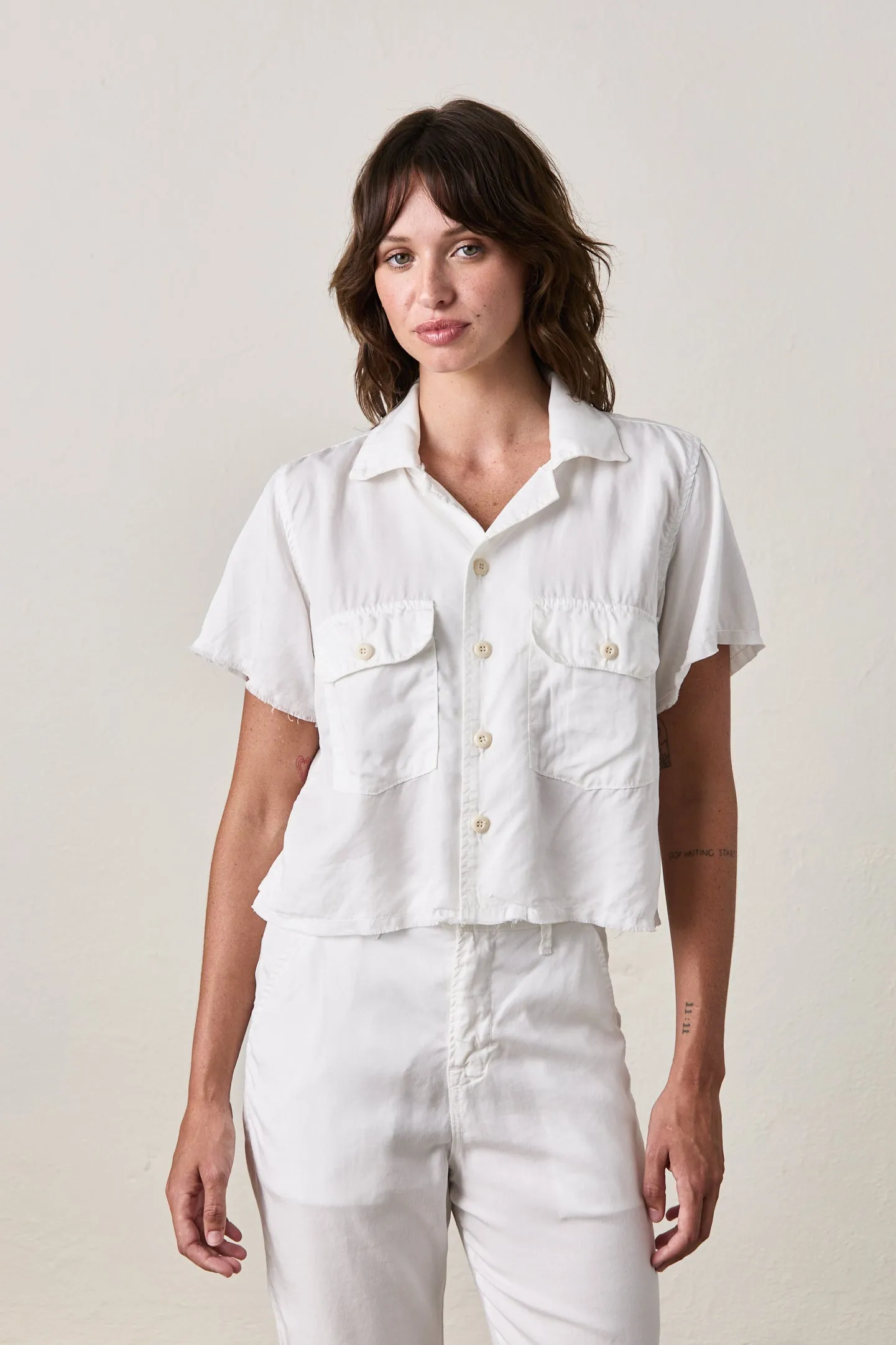 REESE SHIRT / SOFT WHITE