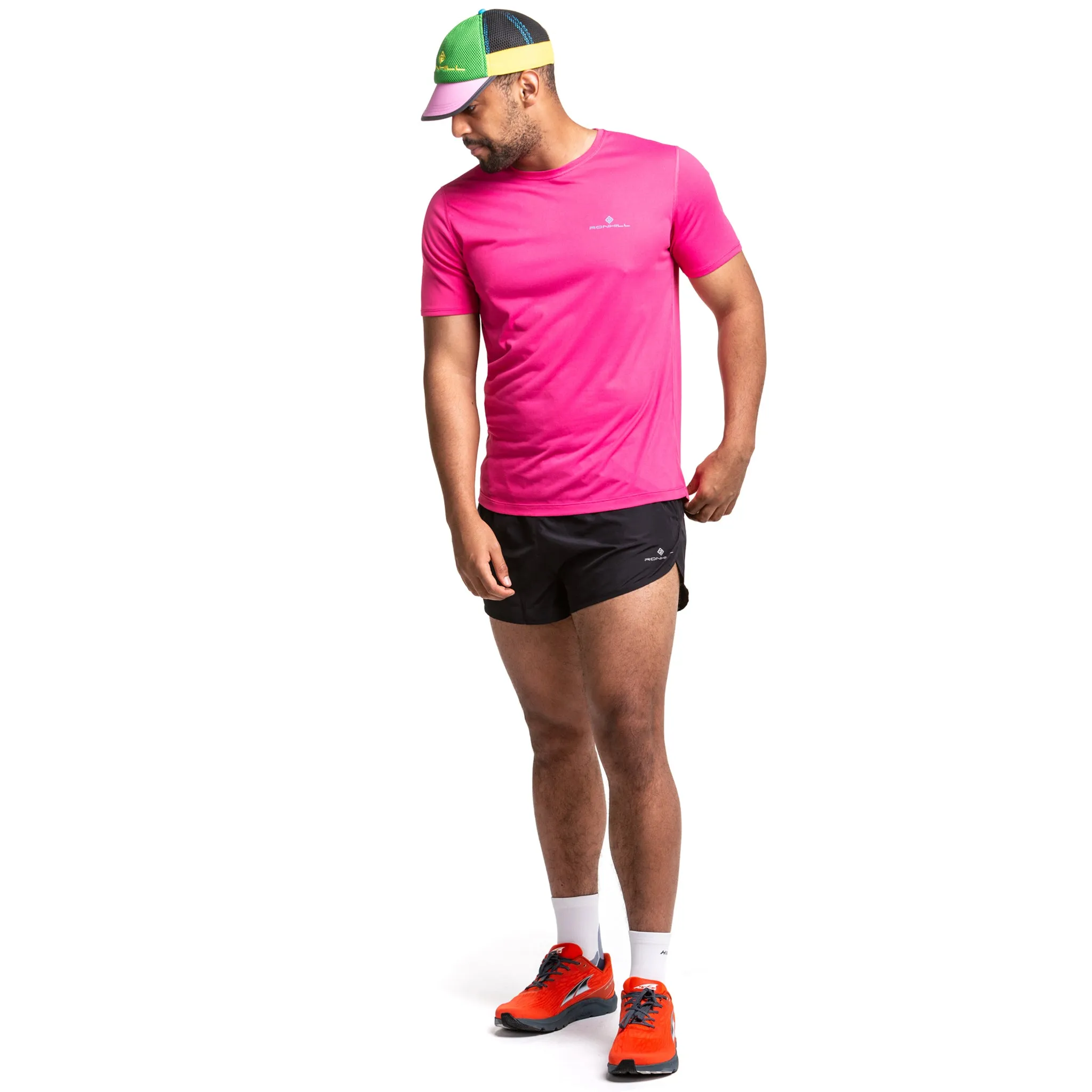 Ronhill Core Short Sleeve Tee Men's Dragon Fruit Kingfisher