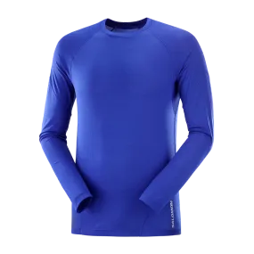 Salomon Men's Cross Run Long Sleeve T-Shirt Surf The Web