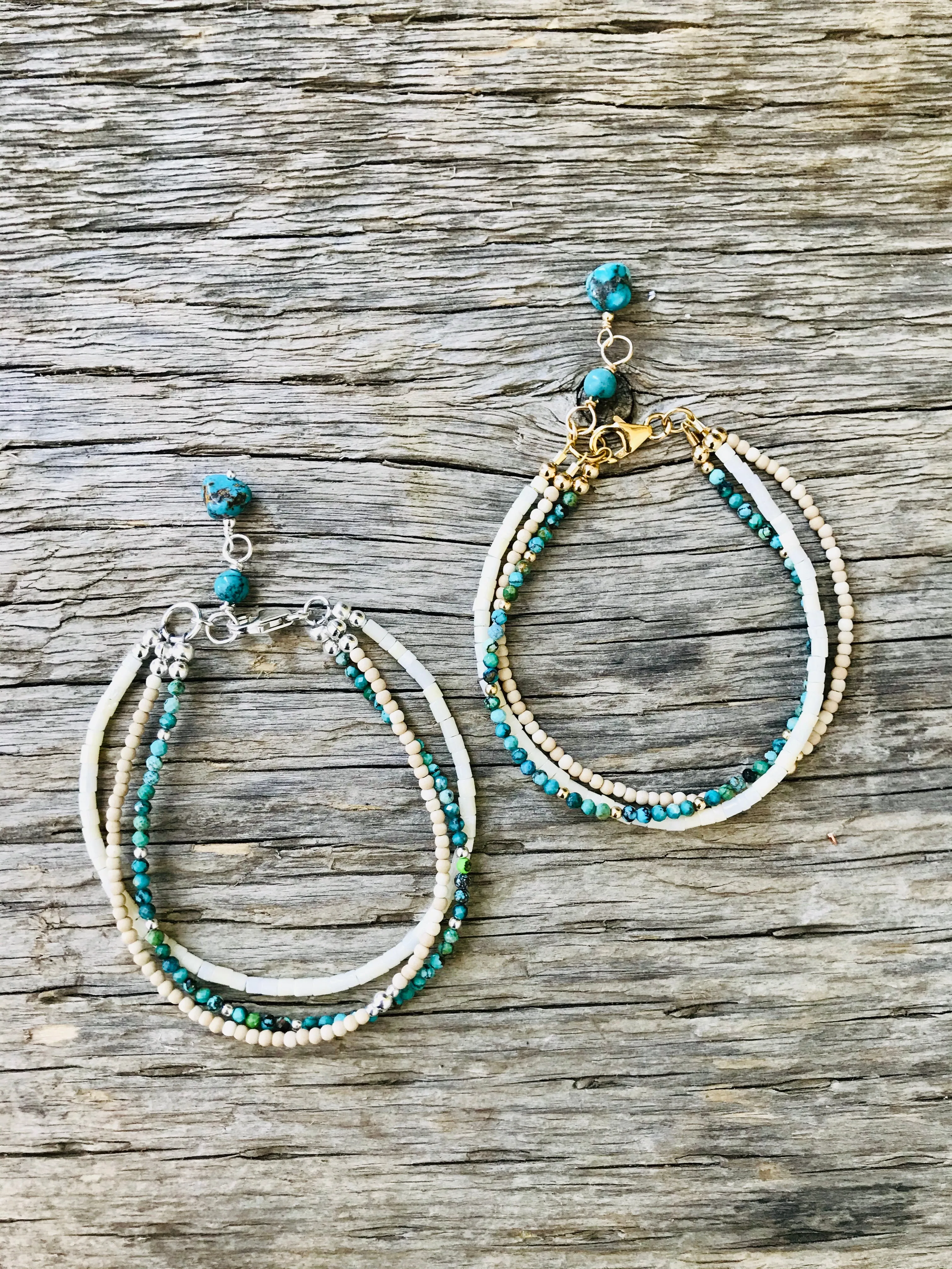 Sand & Turquoise Bracelet
