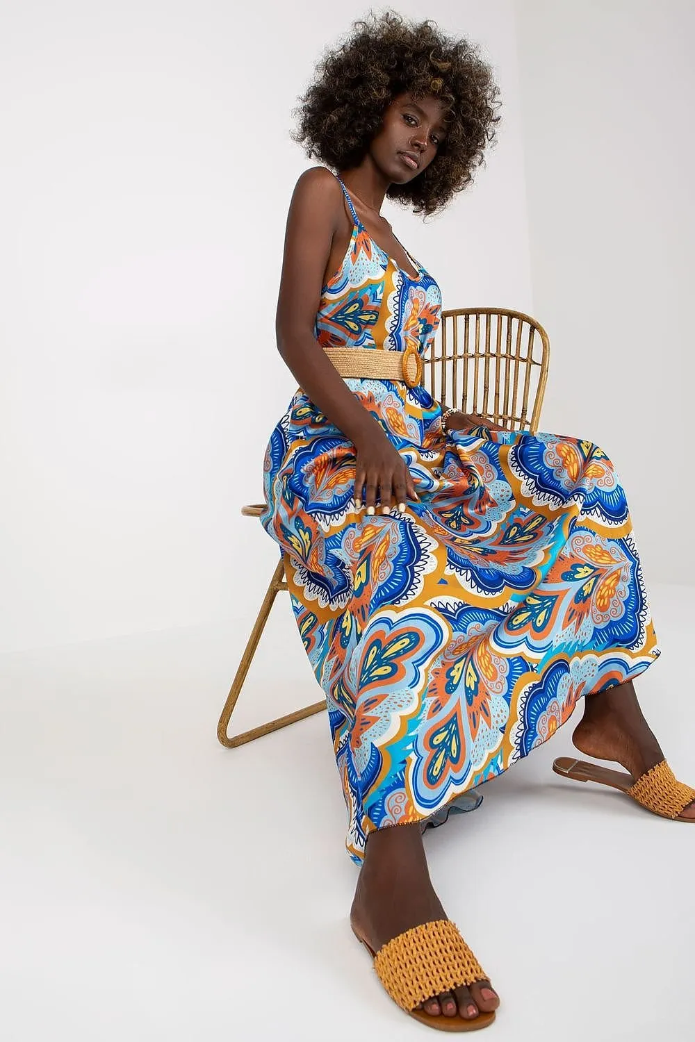 Sandy Shores Braided Belt Dress