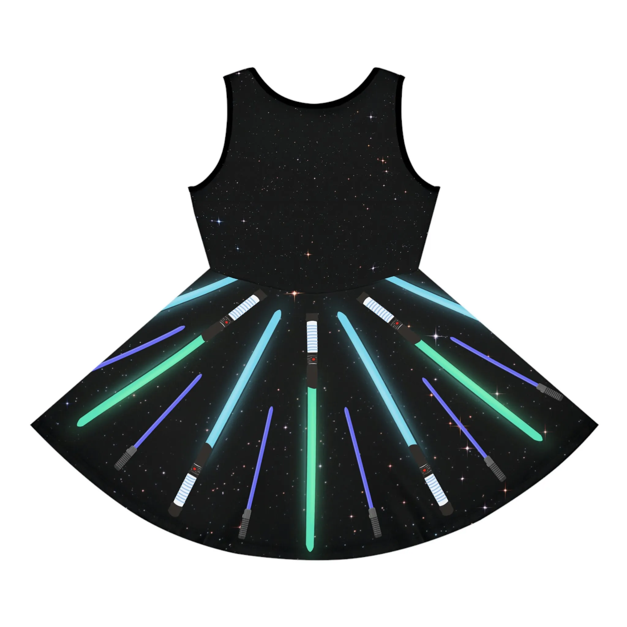 Star Fighter Girls' Sleeveless Sundress (AOP)
