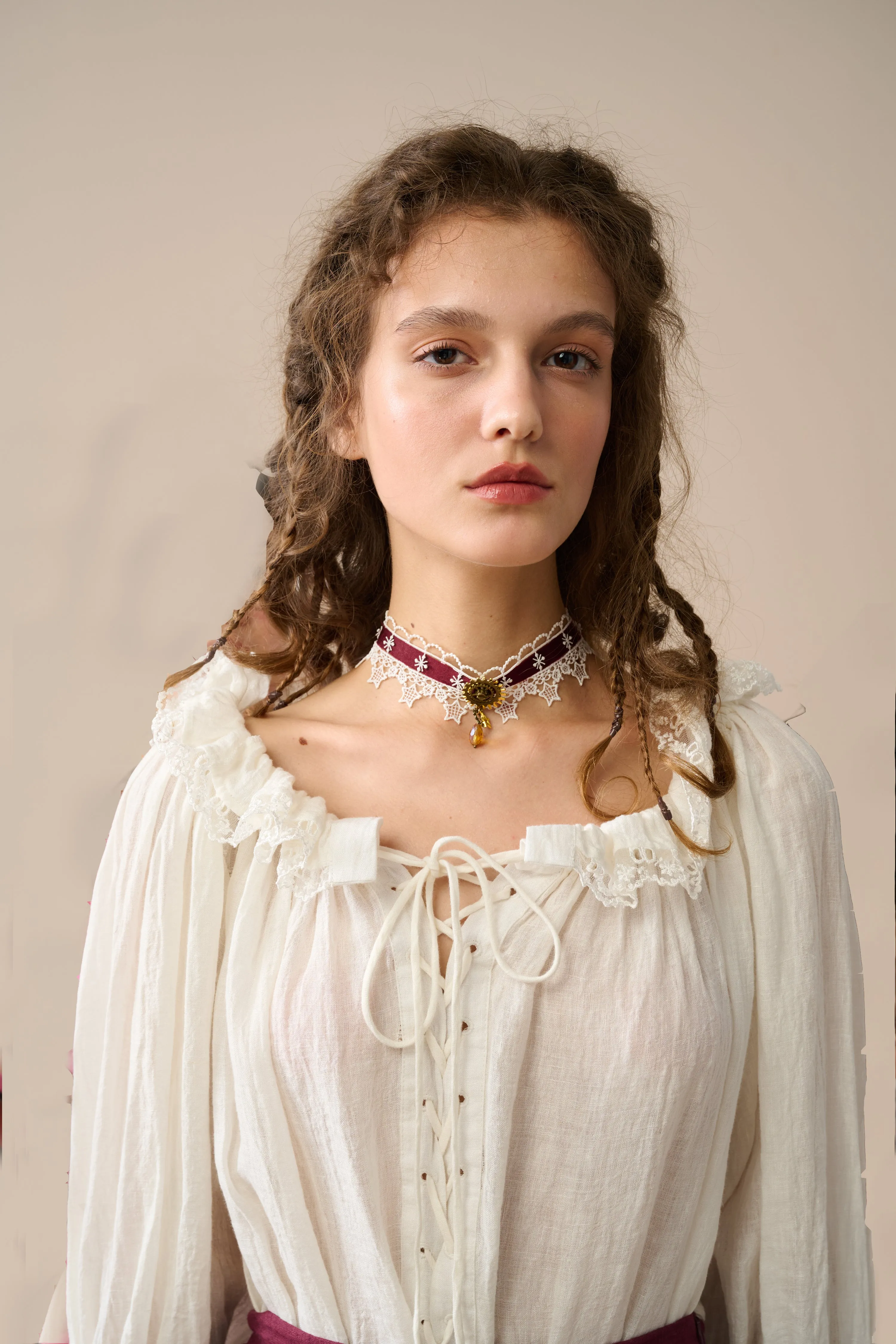 Stella 25 | Ruffled Lace Fairy Blouse