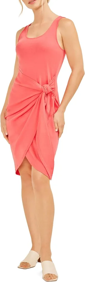 Three Dots Women's Wrap Skirt Dress