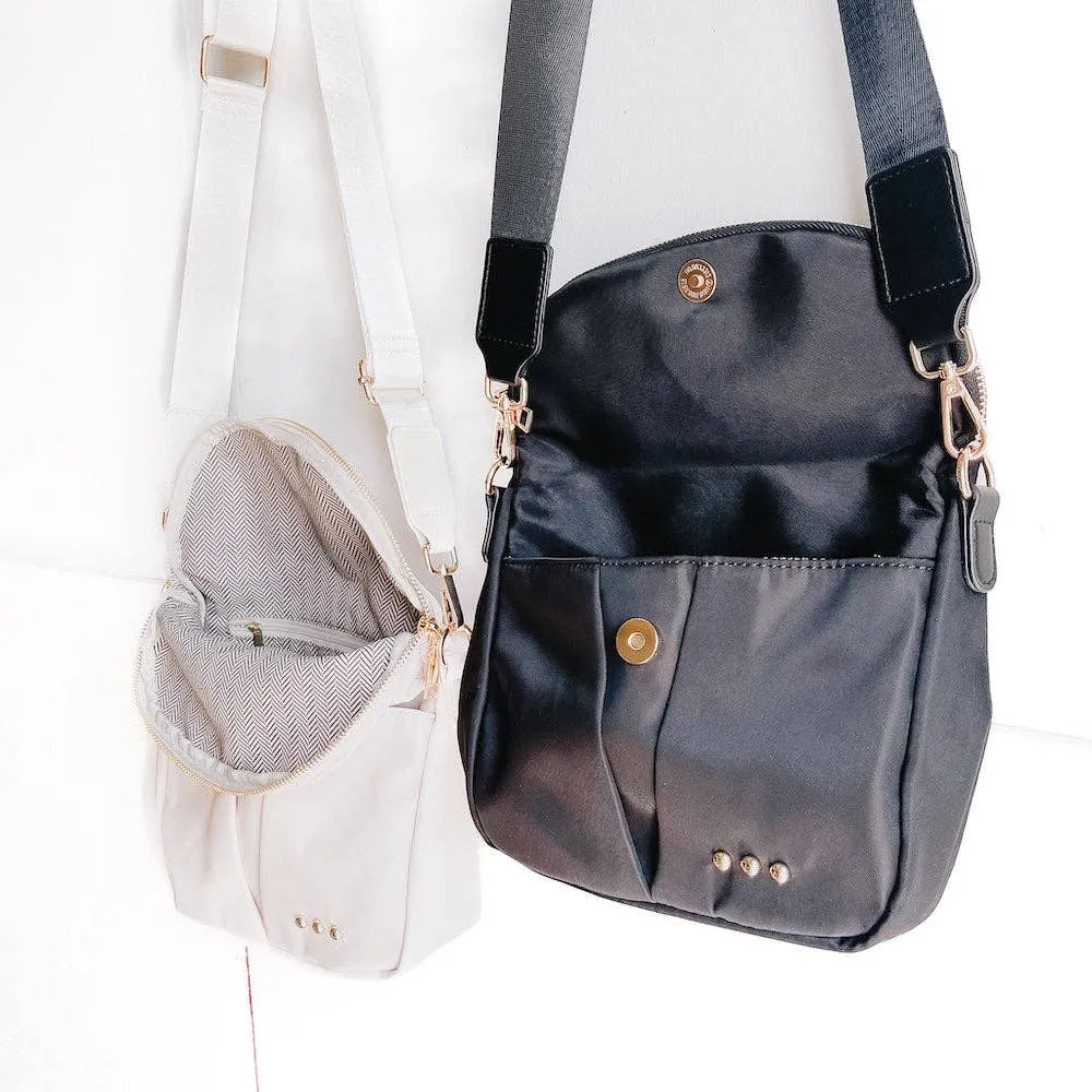 Tilly Crossbody Bag: Cream