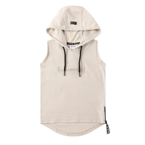 Tyson Hooded Tank - Oatmeal