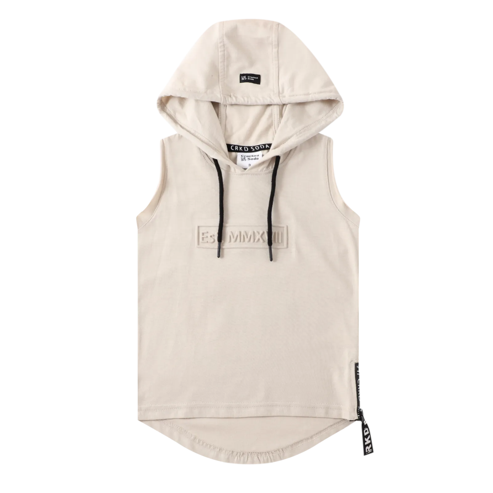 Tyson Hooded Tank - Oatmeal