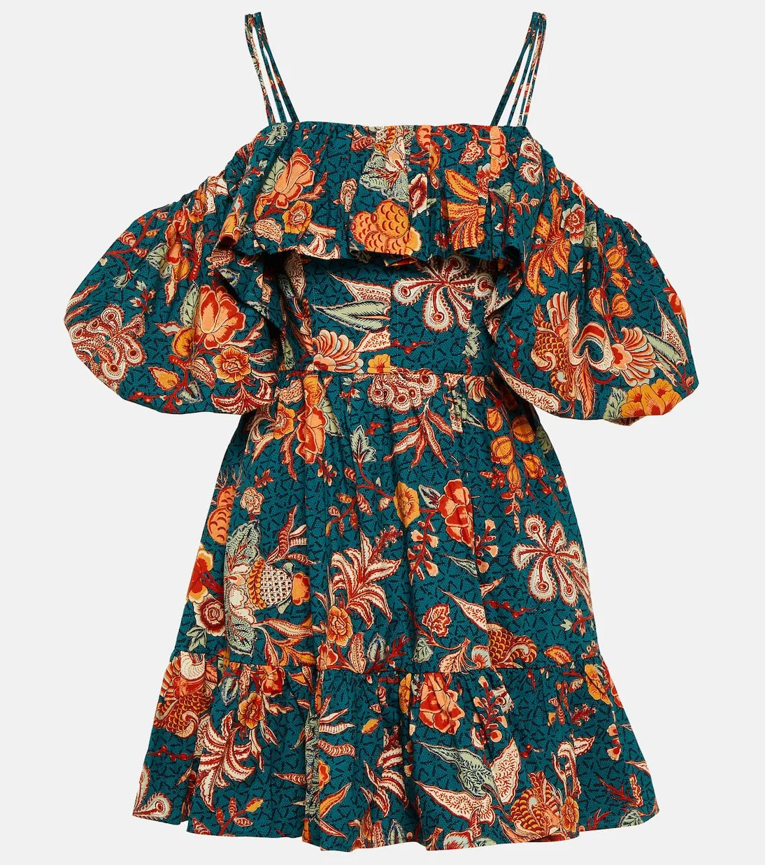 ULLA JOHNSON Robe Lila en coton à fleurs