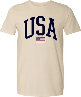 USA Graphic T-Shirt for Men & Women  4th of July Patriotic American Flag Tee  Soft Cotton Casual Shirt