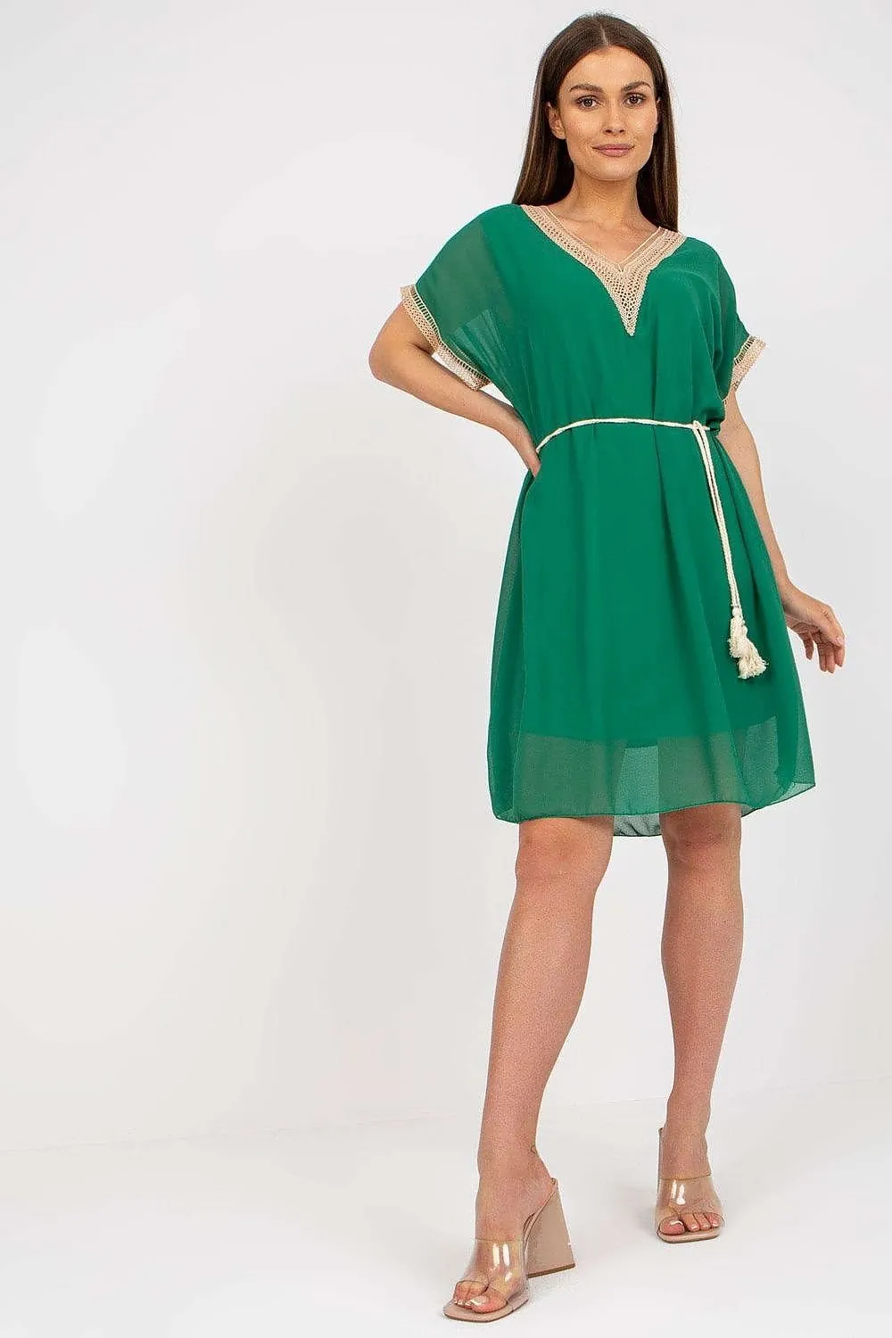 Vacay Vibes Tie-Waist Dress