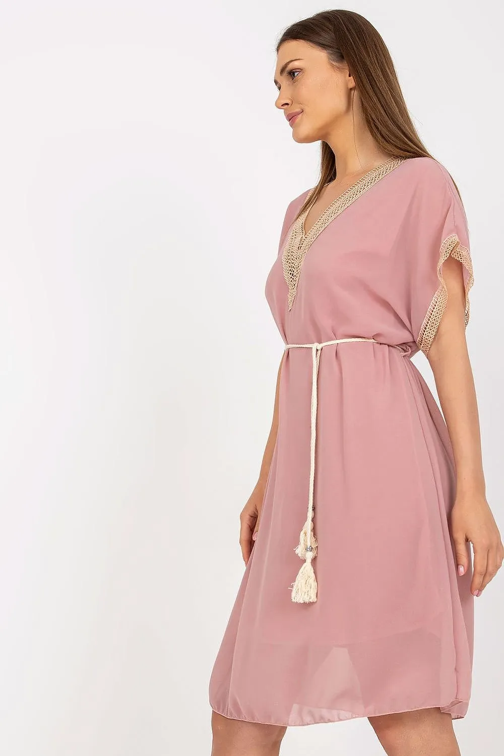 Vacay Vibes Tie-Waist Dress