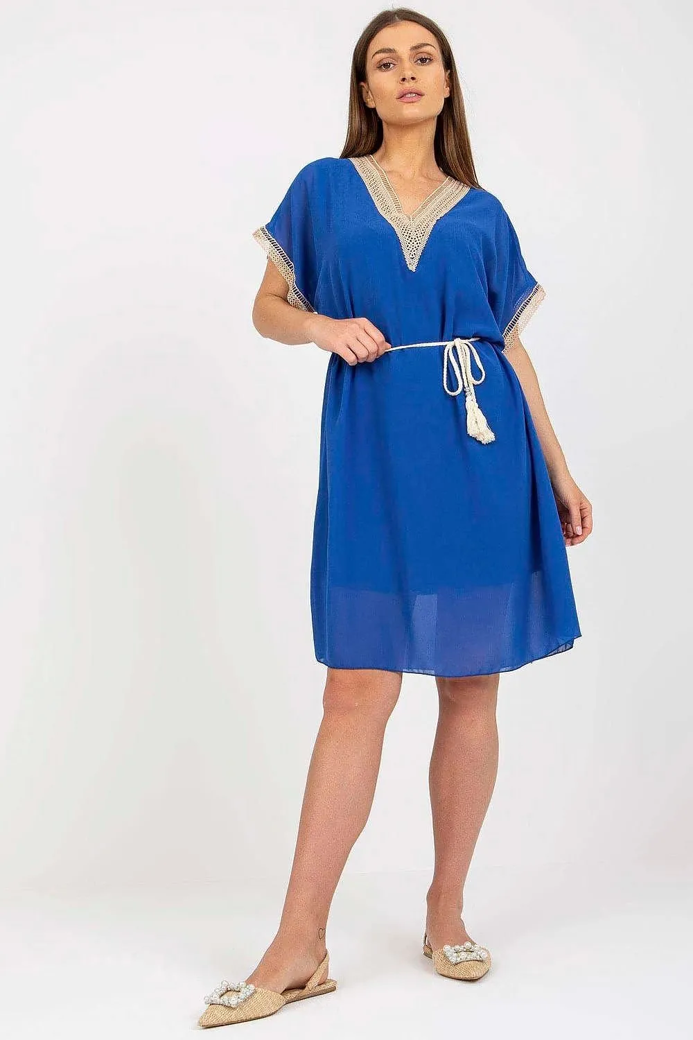 Vacay Vibes Tie-Waist Dress