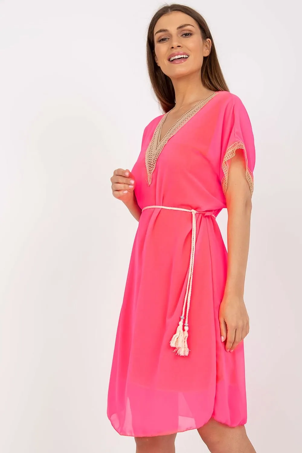 Vacay Vibes Tie-Waist Dress