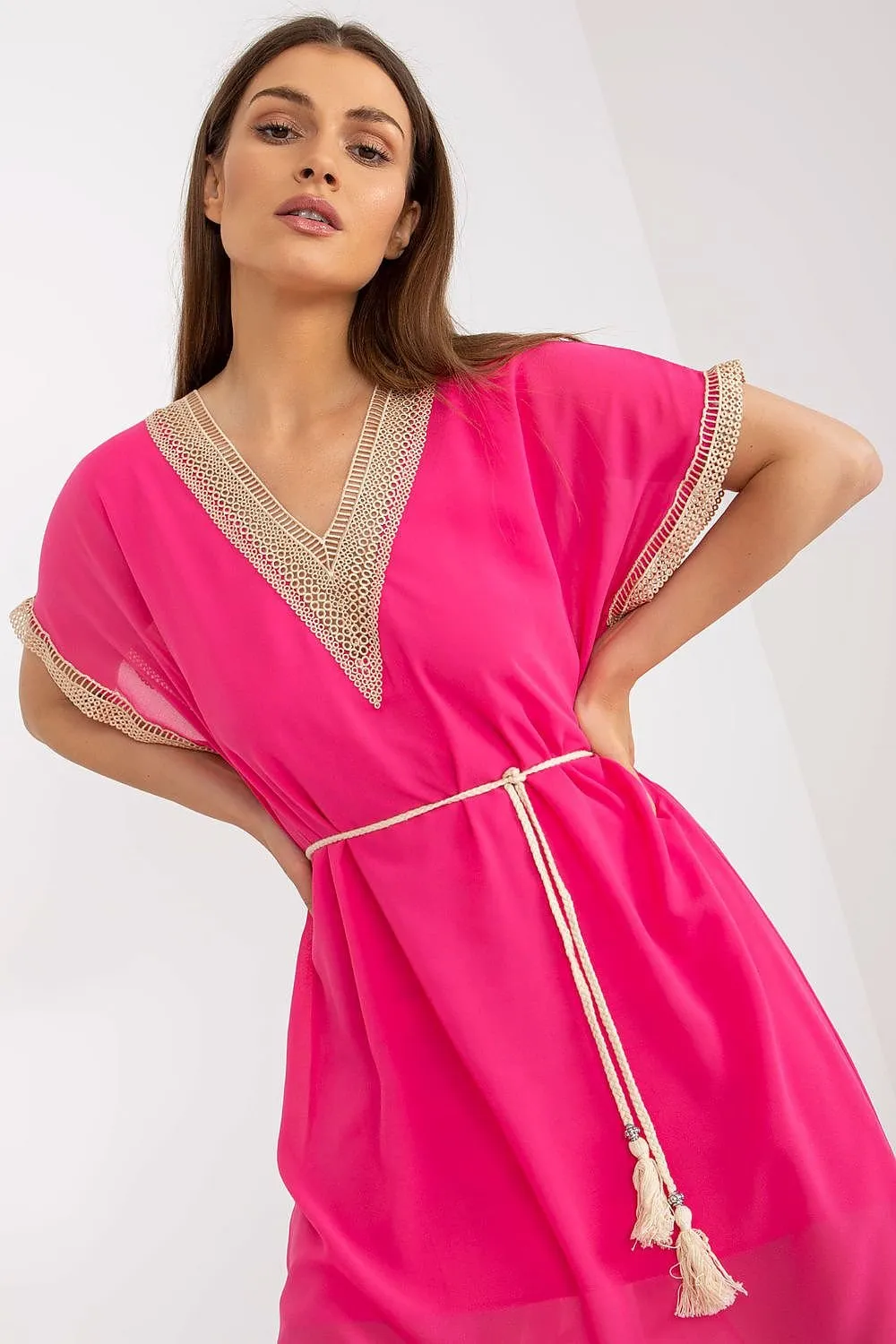 Vacay Vibes Tie-Waist Dress