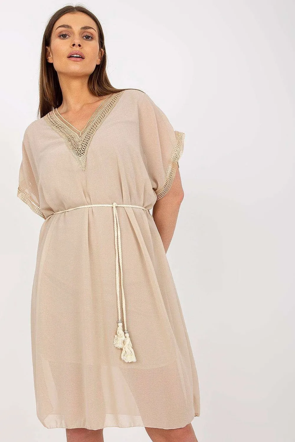 Vacay Vibes Tie-Waist Dress